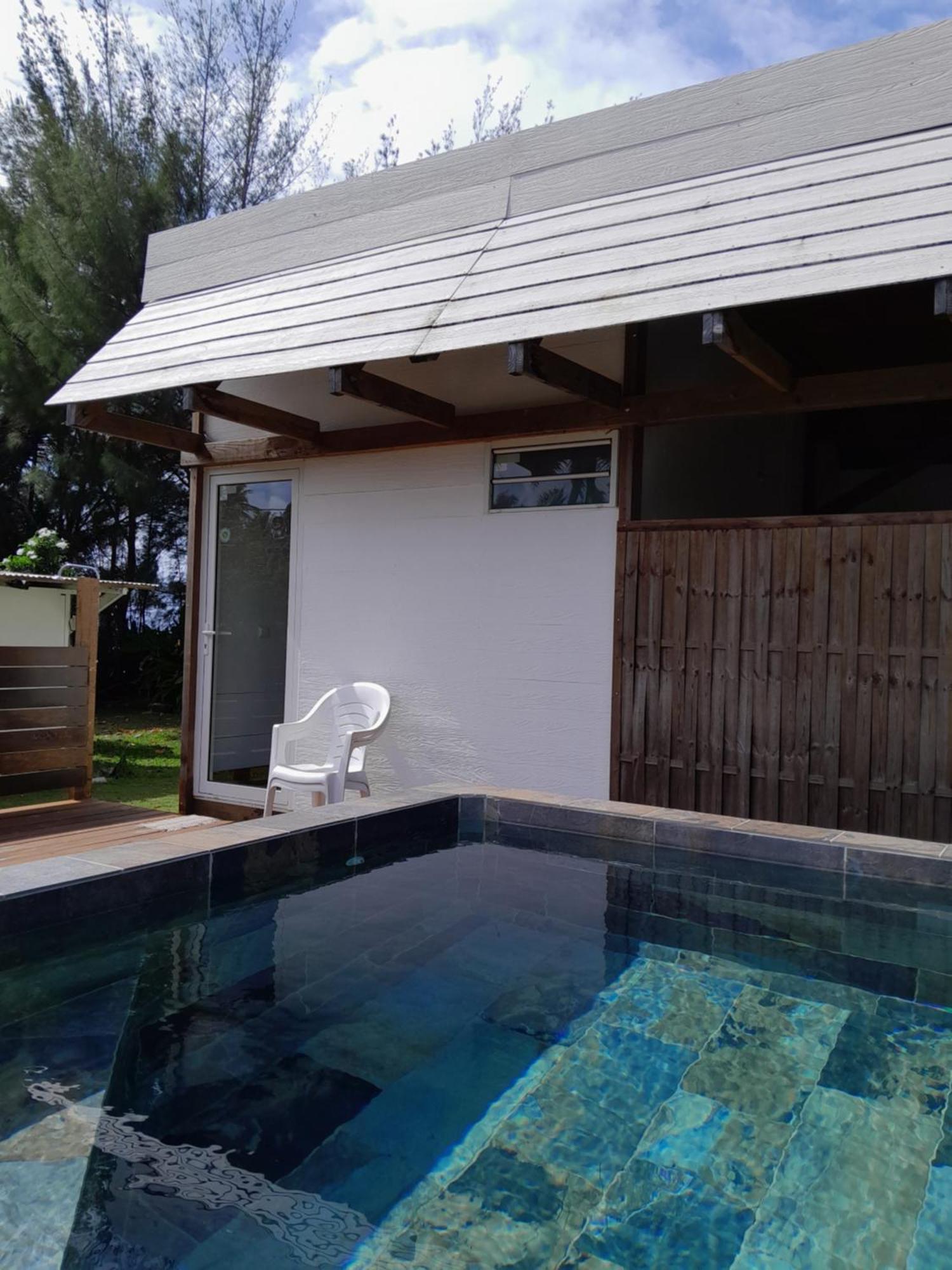 Mara'Ai Le Spot Tubuai Chambre Triple Taahueia Deluxe Sdb Privee Avec Piscine Mataura Exterior photo
